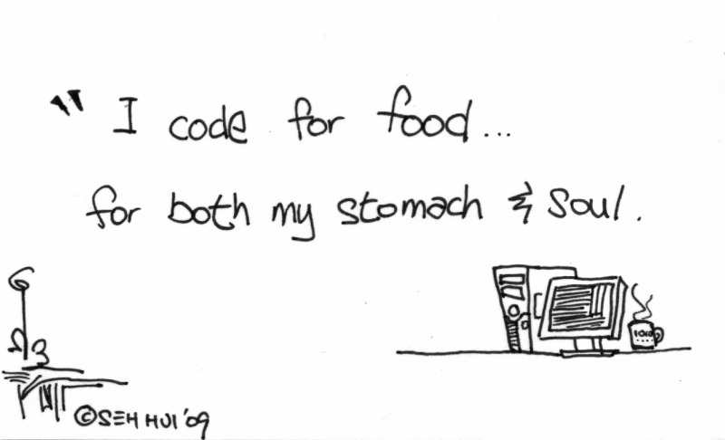 'Coding for Food' by Seh Hui