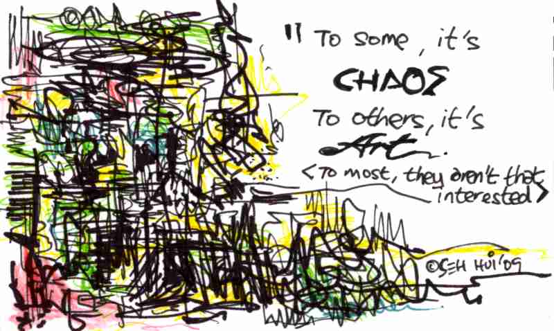 'Chaos and Art' by Seh Hui