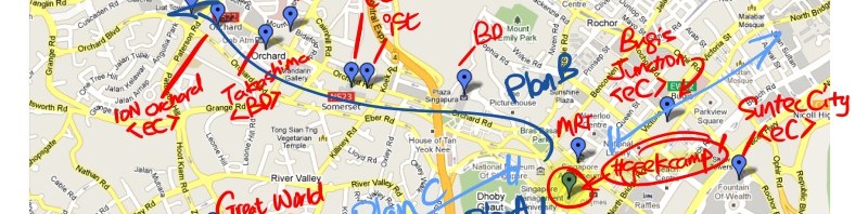 'iPad Hunting Map'